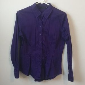 Purple Button Up